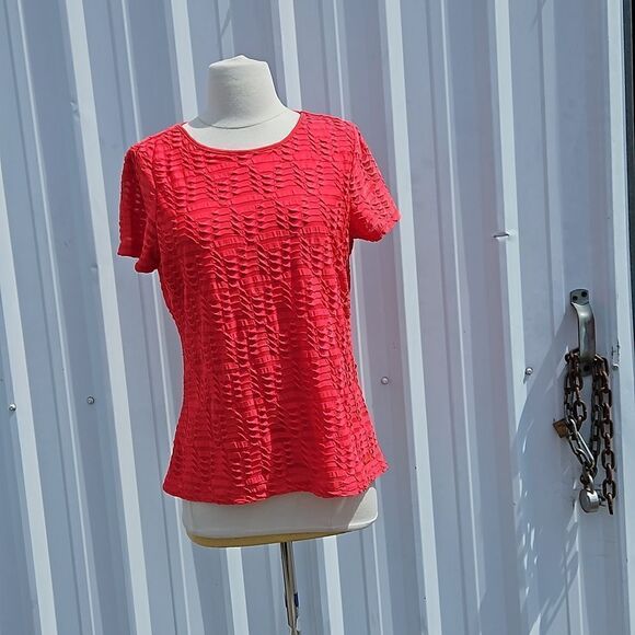 Calvin Kline top, coral, small - Picture 1 of 5